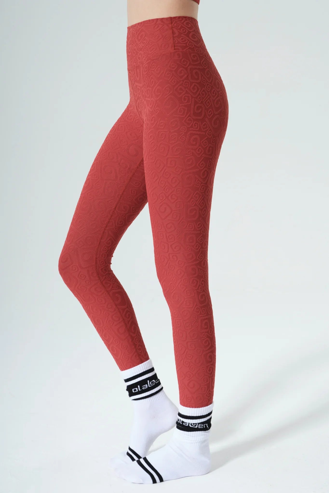 Déese Fleur 3D Leggings - Merlot - Olaben - Womens Leggings