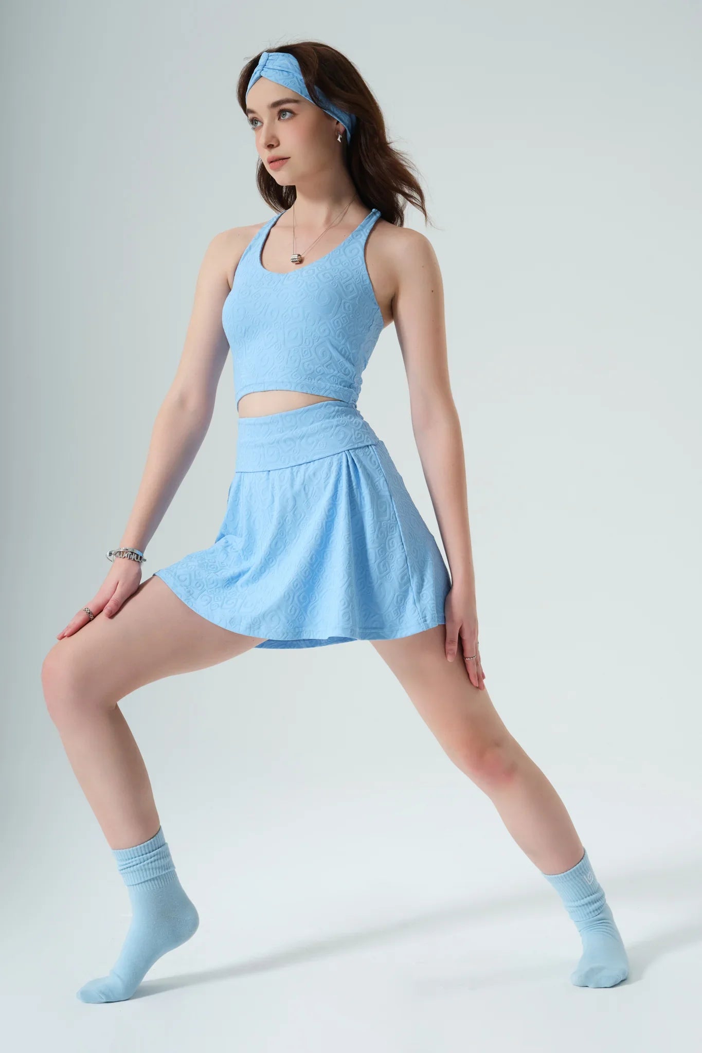 Sadie 3D Skirt - Ice Crystals - Olaben - Womens Skirt
