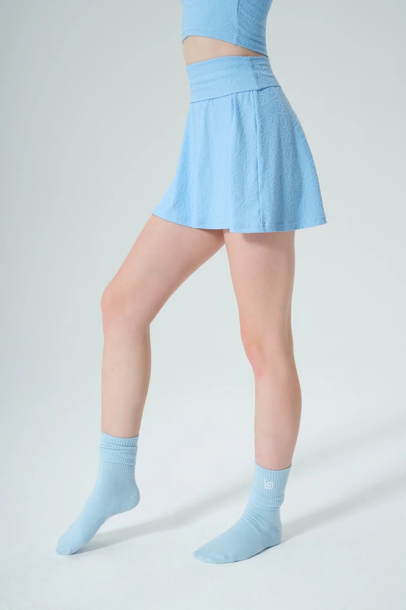 Sadie 3D Skirt - Ice Crystals - Olaben - Womens Skirt