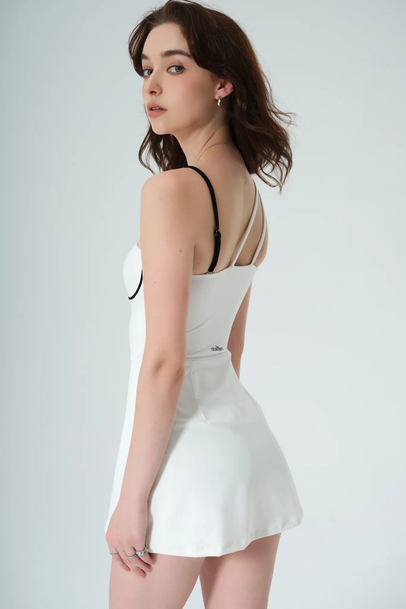 Alina Streamlined Dress - White - Olaben - Womens Dress