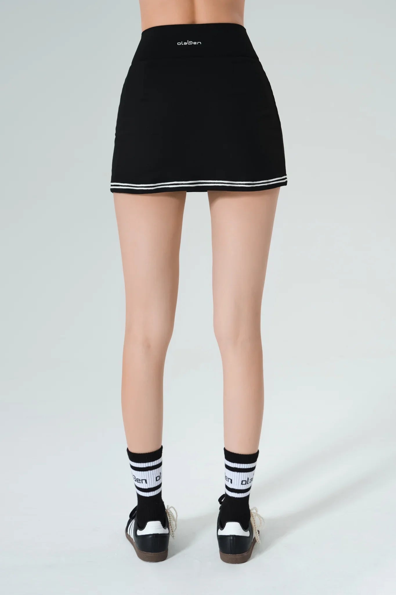 Electric A line Skirt - Black - Olaben - Womens Skirt