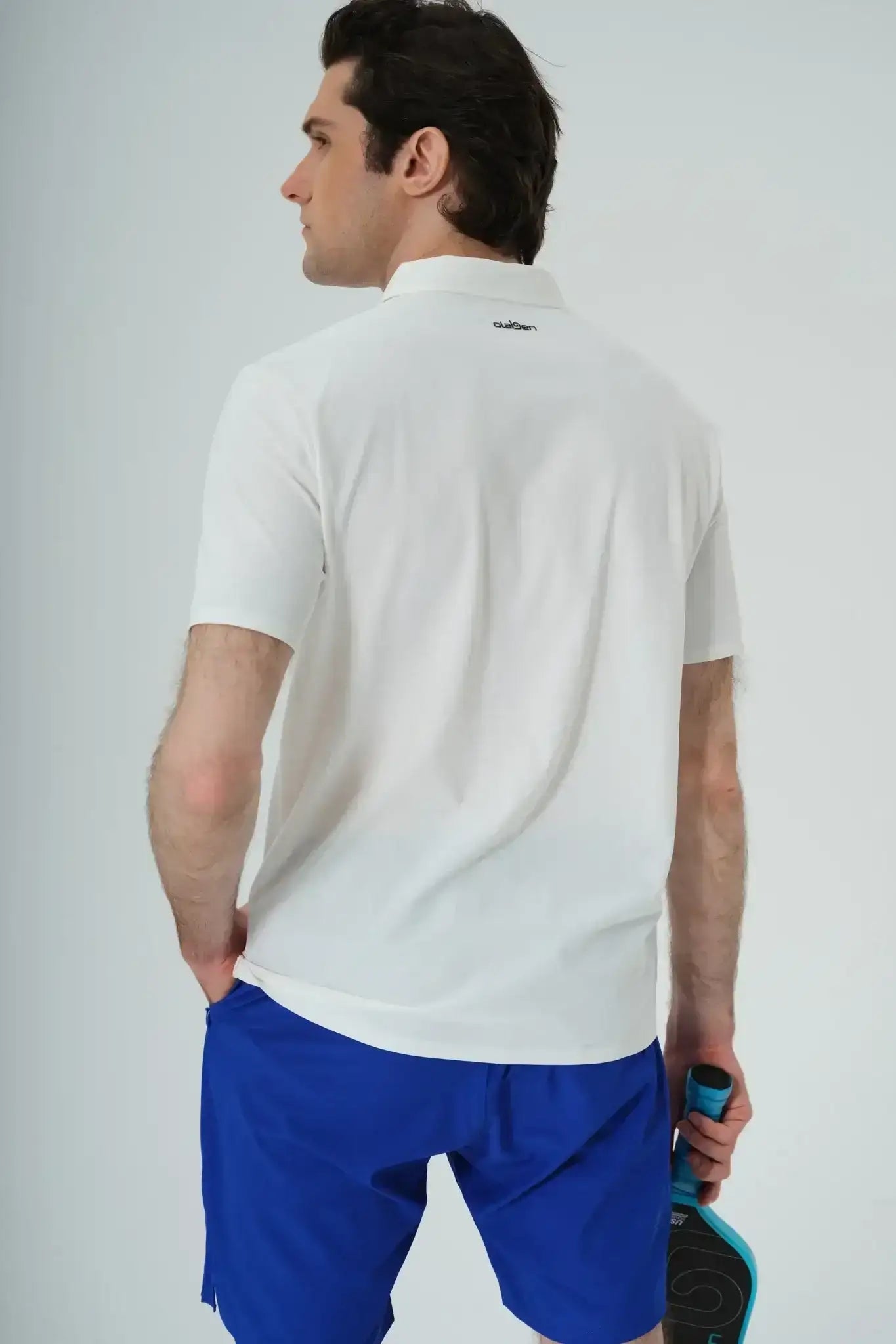 Racquet Club Polo Shirt & Verney 5'' Adapt Running Short - White - Olaben