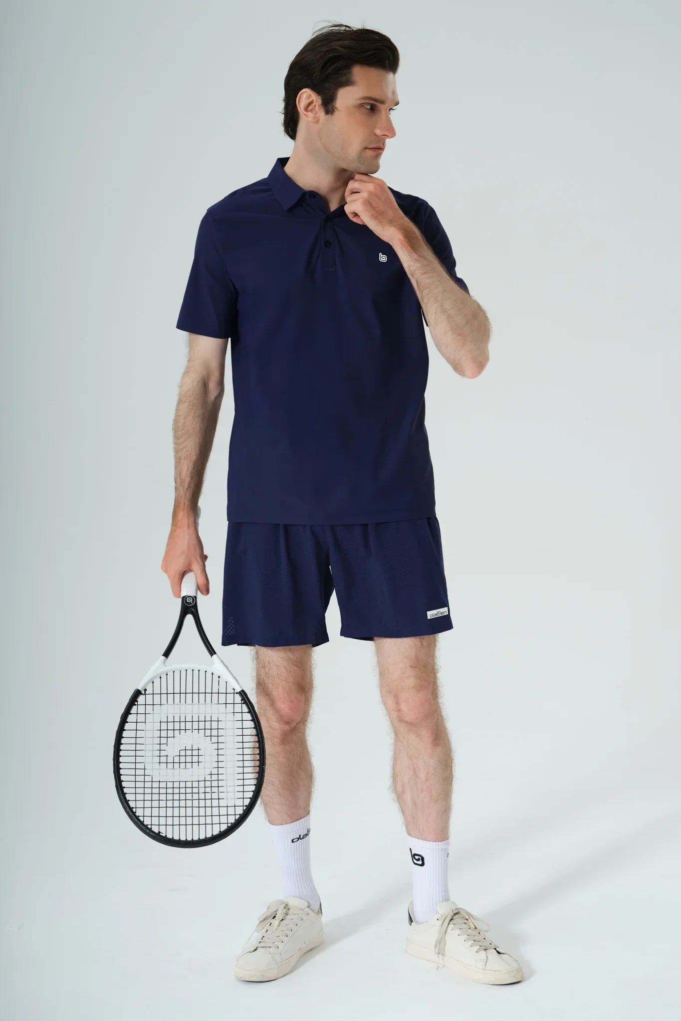 Racquet Club Polo Shirt - Night Sky - Olaben - Mens Short Sleeve
