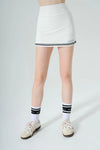 Electric A line Skirt - White - Olaben - Womens Skirt