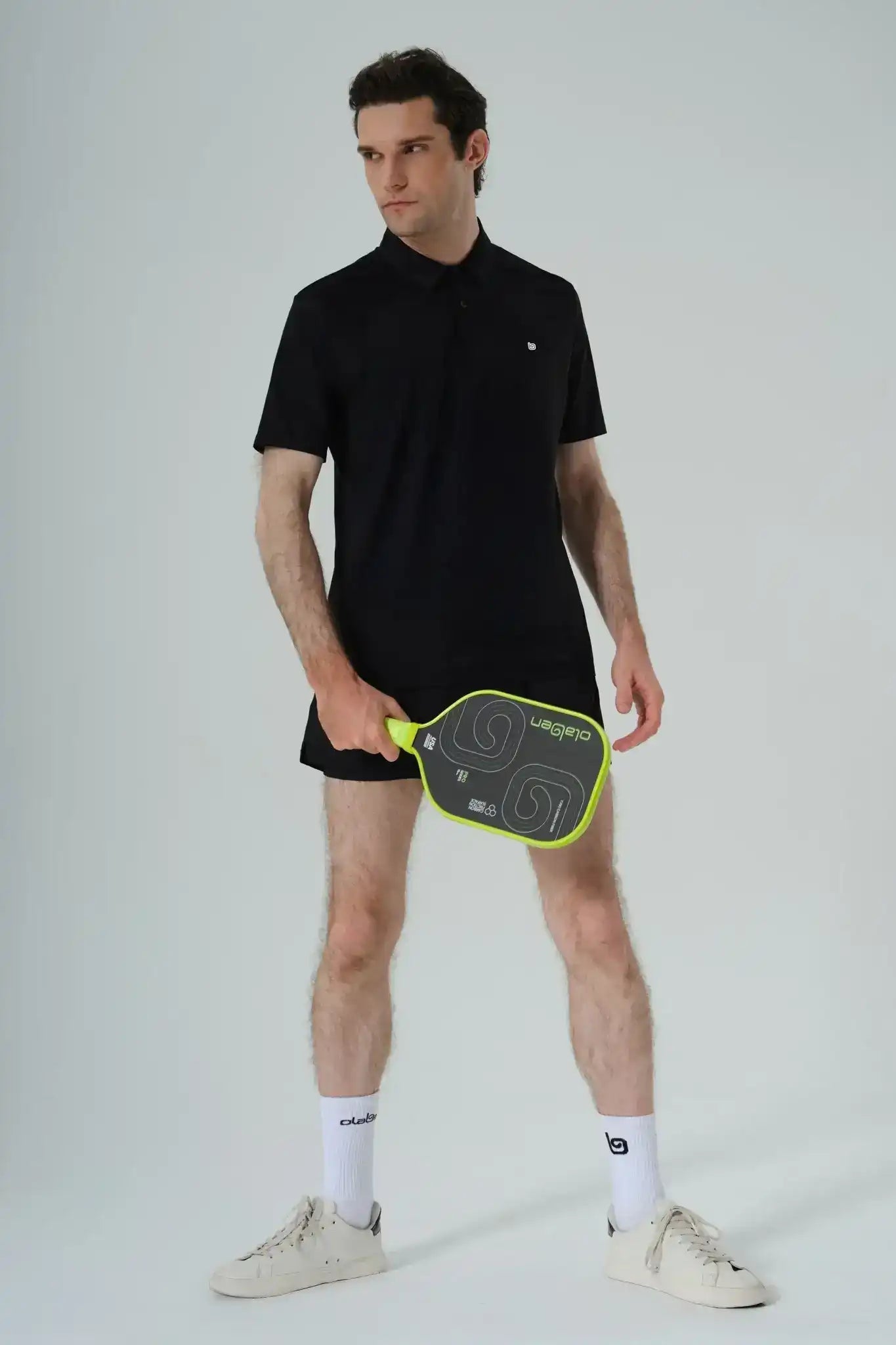 Racquet Club Polo Shirt - Black Energy - Olaben