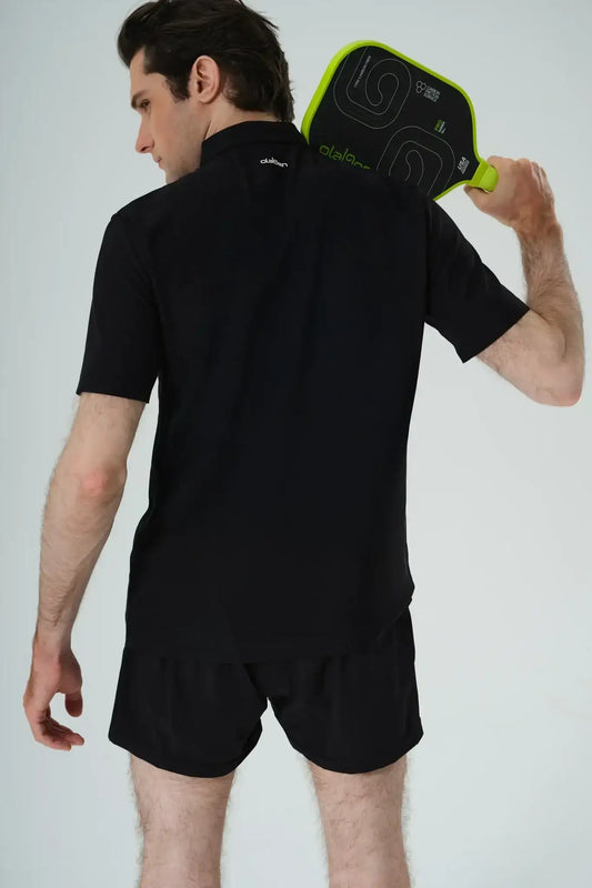 Racquet Club Polo Shirt - Black Energy - Olaben