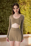 Elegance Long Sleeve Bra - Cinnamon - Olaben - Womens Long Sleeve