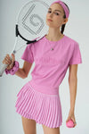 Pleated A Line Skirt - Blossom - Olaben