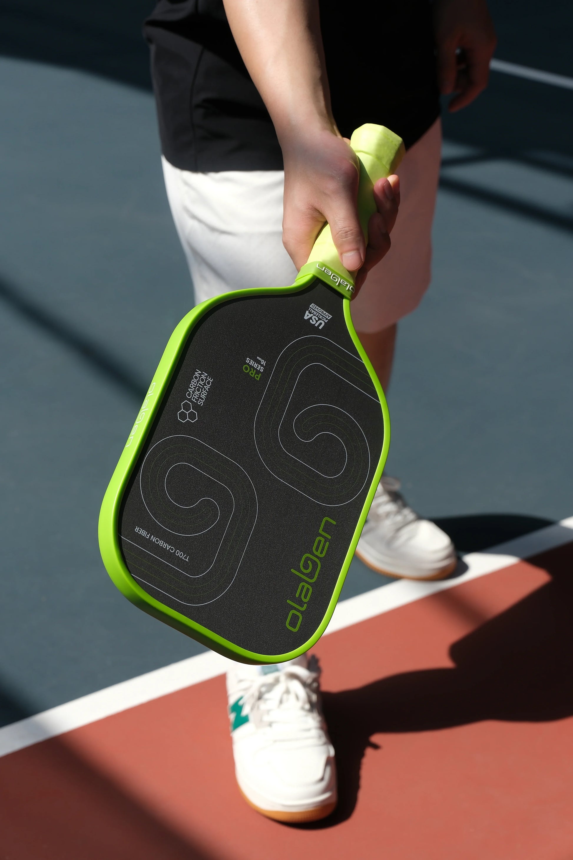 Pro Series Pickleball Paddle 16mm - Green - Olaben - Accessories