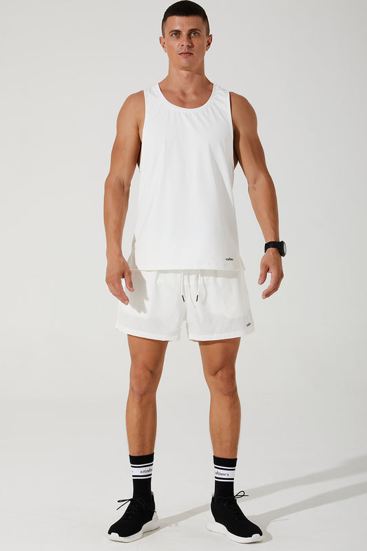 White men's tank top by Ricard Tank, style OW-0027-MTT-WT, in a single image.
