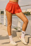Race Day Running Shorts - Venetian Red - Olaben - Womens Shorts