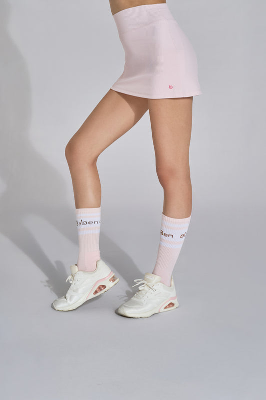 Sculpt Midi Skirt - Pink Babe