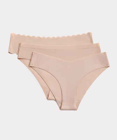 Seamless Trio Underwear - Soft Nude