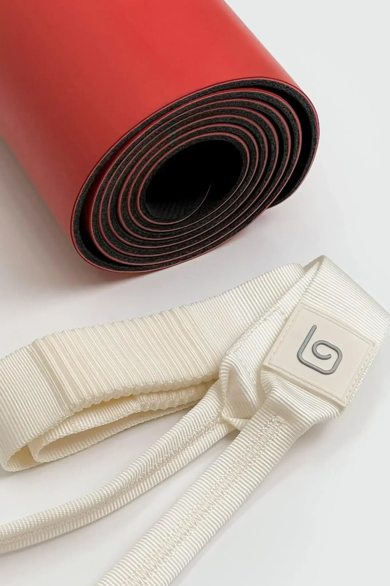 Elite Yoga Strap - Cream - Olaben