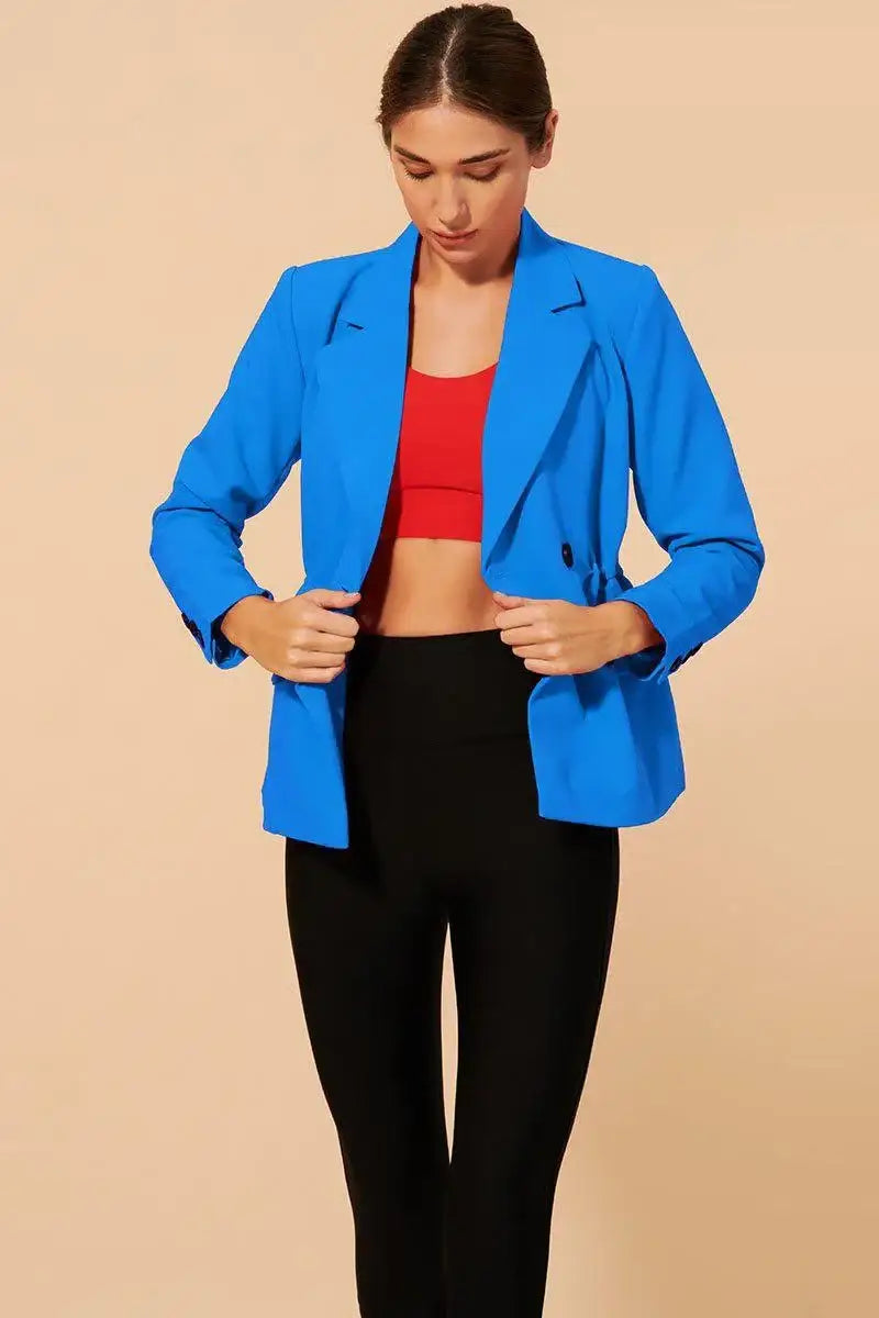 Tifan Blazer Cornflower Blue Olaben
