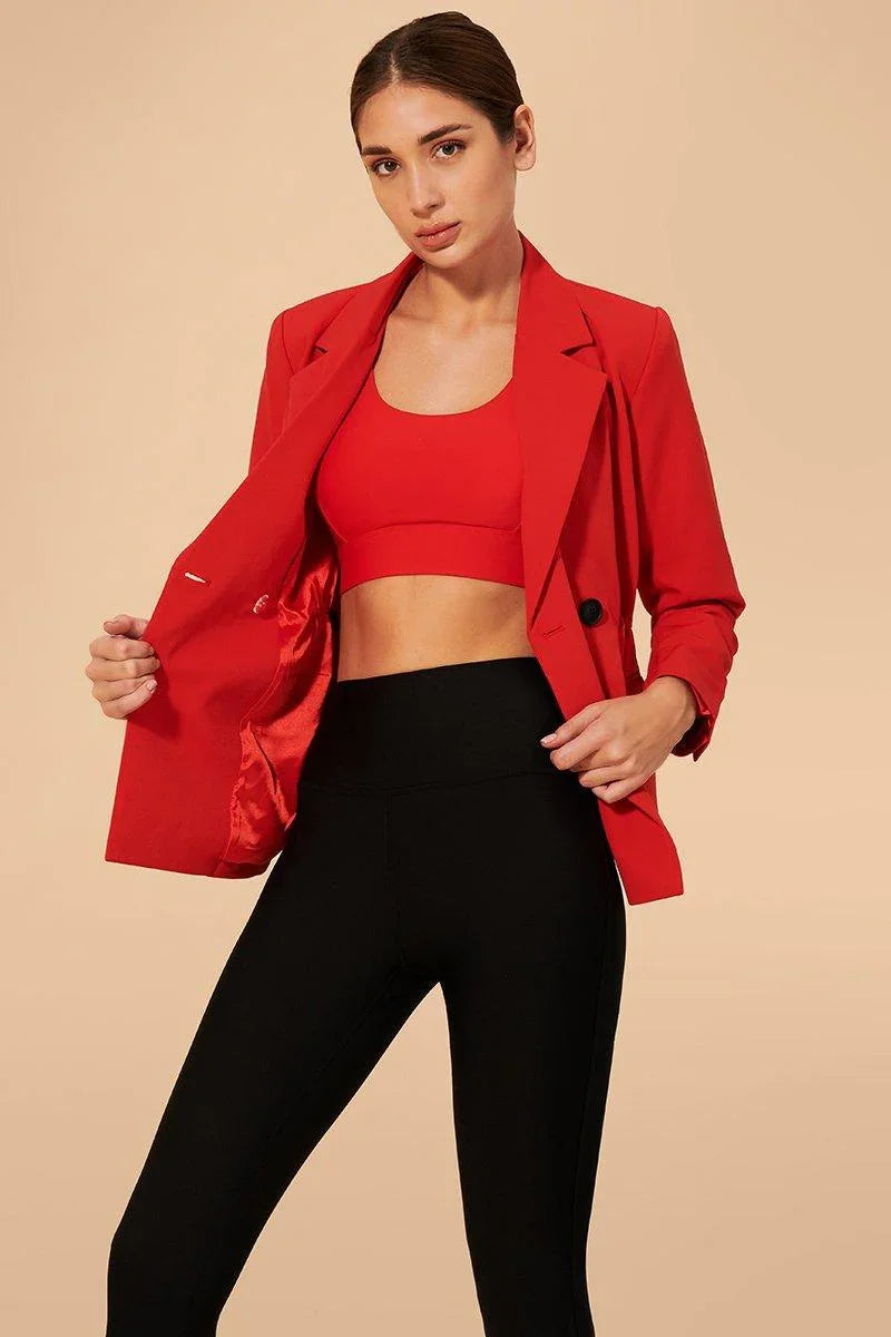 Tifan Blazer - Persian Red - Olaben - Womens Jacket