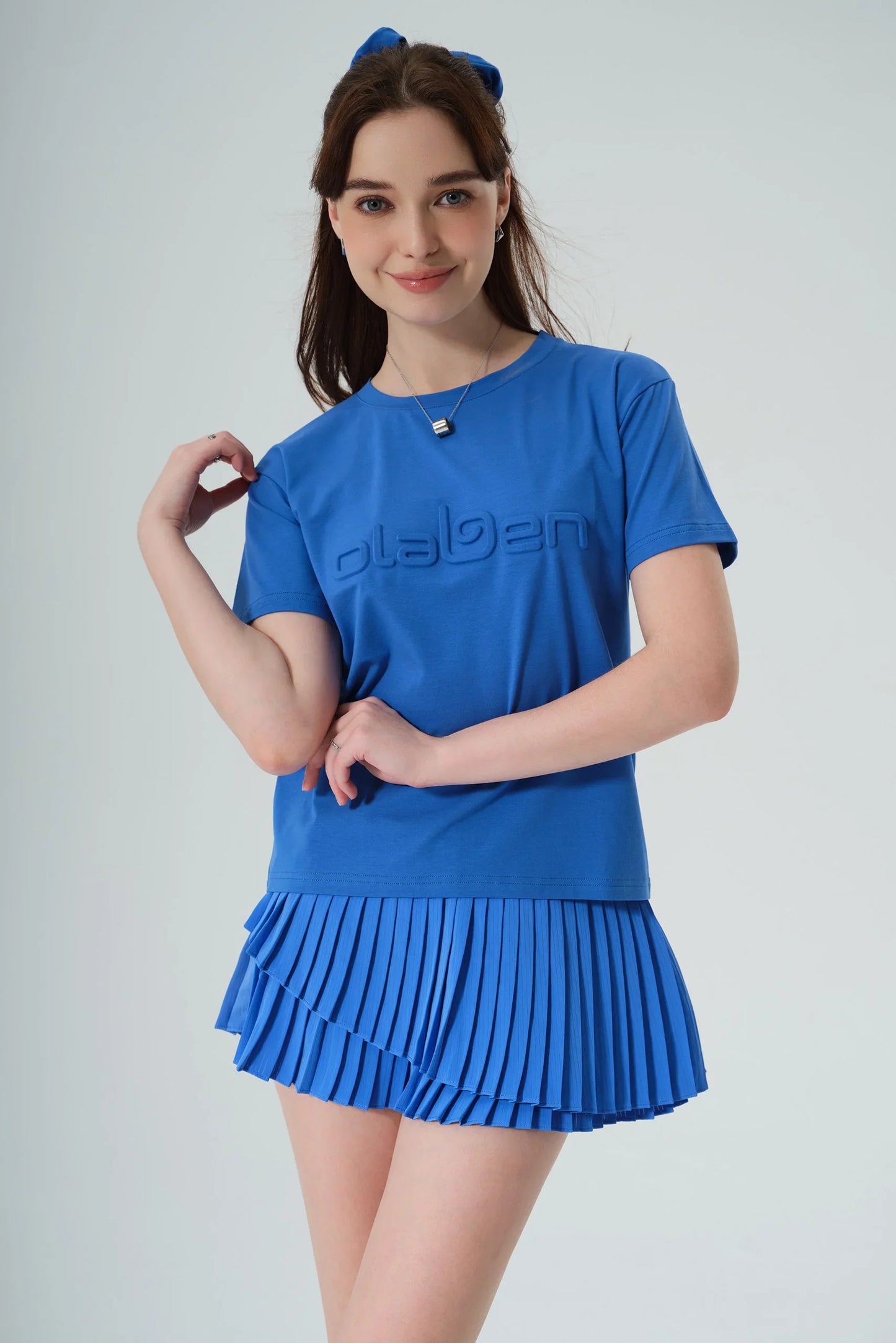 Limited Olaben Racquet Club Tee - Blue - Olaben - Womens Short Sleeve