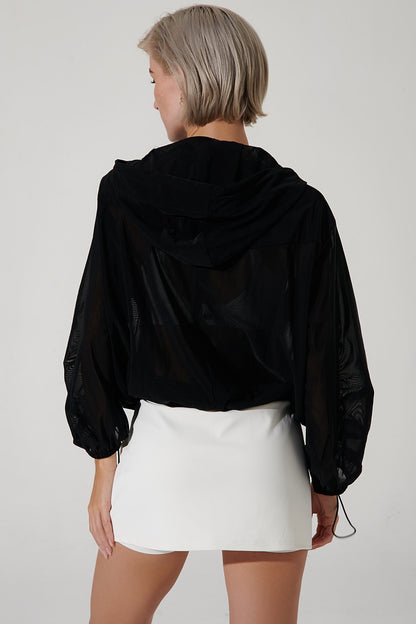 Stylish Valencia women's black jacket, perfect for any occasion, available in size 4.