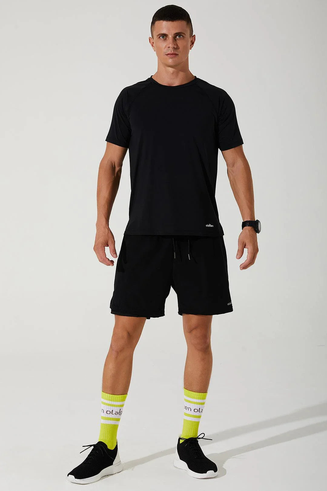 Vardan 9'' Repetition Short - Black - Olaben - Mens Shorts