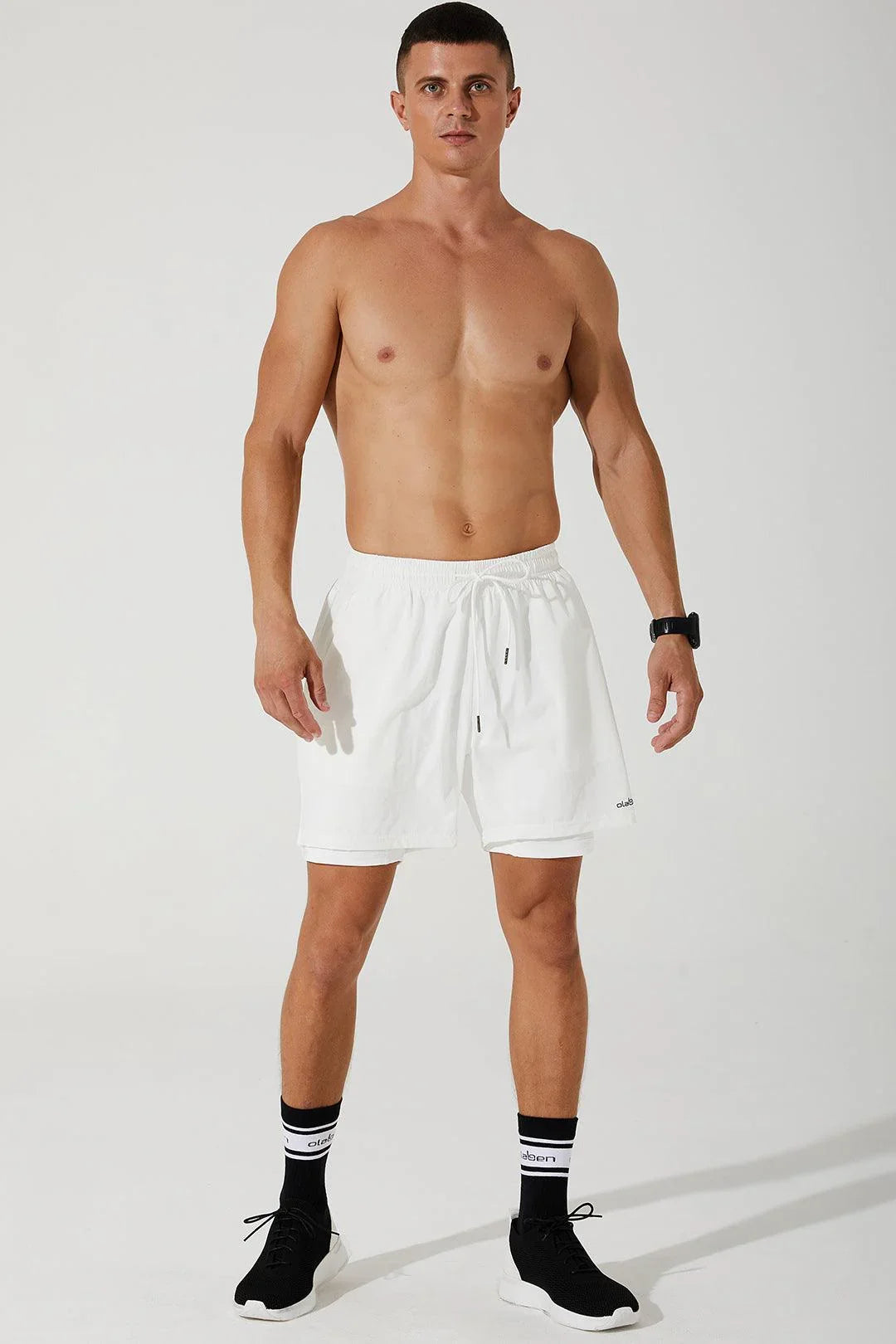 Vardan 9'' Repetition Short - White - Olaben - Mens Shorts