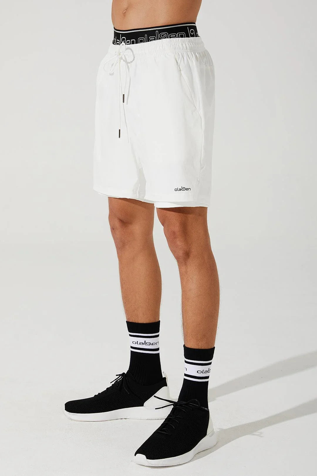 Vardan 9'' Repetition Short - White - Olaben - Mens Shorts