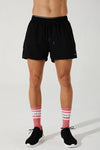 Verney 5'' Adapt Running Short - Black - Olaben - Mens Shorts