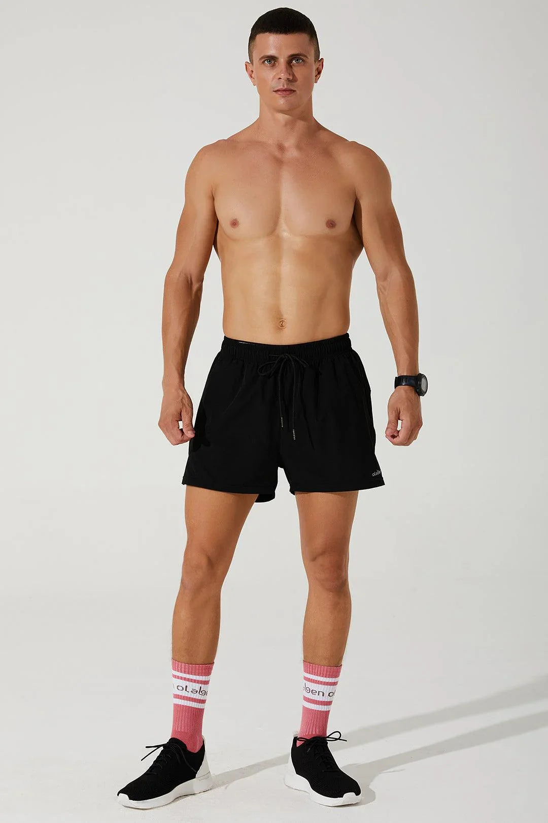 Verney 5'' Adapt Running Short - Black - Olaben - Mens Shorts