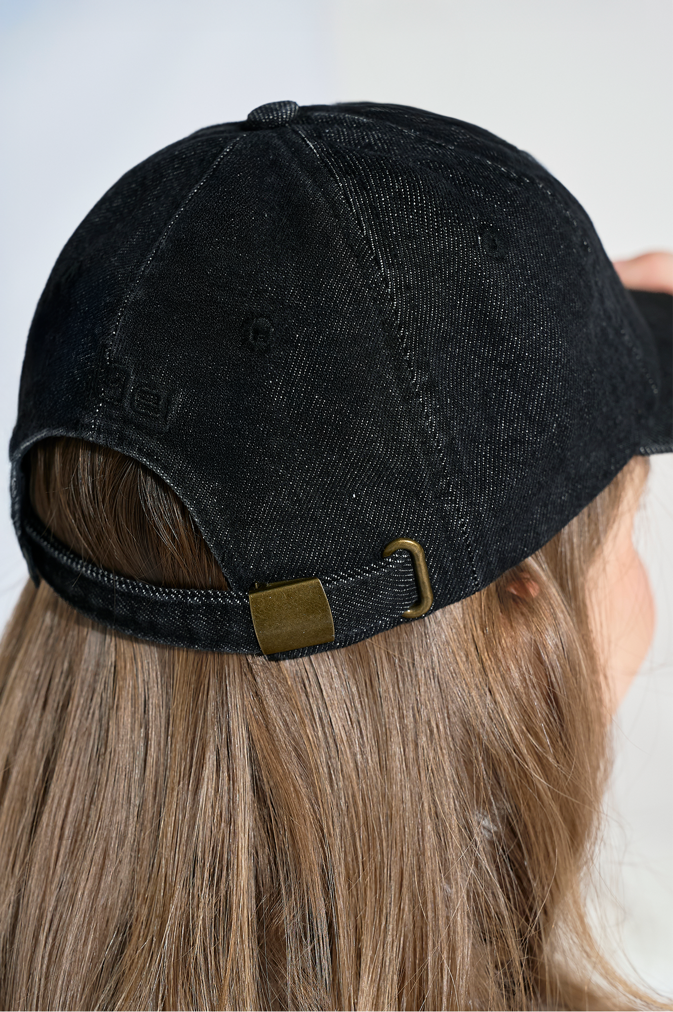 Washed Olaben Cap - Black