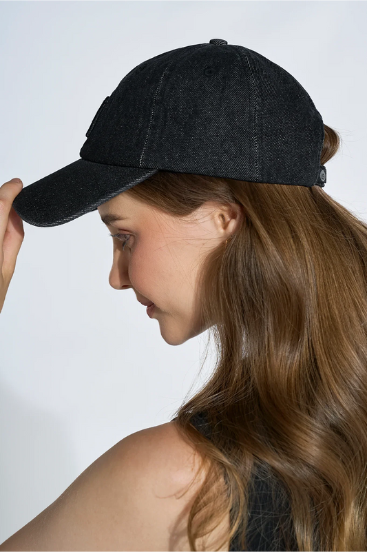 Washed Olaben Cap - Black