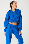 Women's Hoodie Croptop - Atlantis - Olaben - Womens Hoodie
