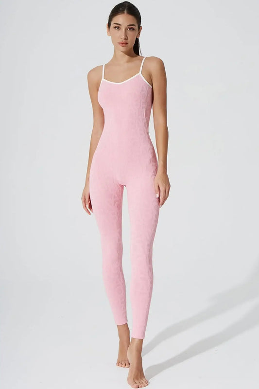 Classic Coeur Del Jumpsuit 3D - Powder Pink - Olaben