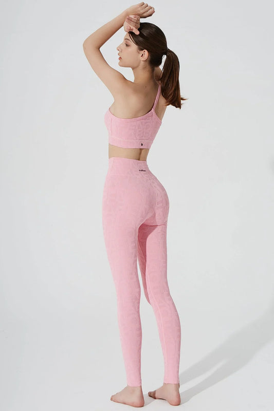 Classic Déese Fleur Legging 3D - Powder Pink - Olaben - Womens Leggings