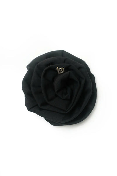 Bloom Forward Brooch - Charcoal