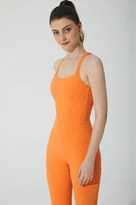 Classic Mimosa 3D Jumpsuit - Sunset - Olaben
