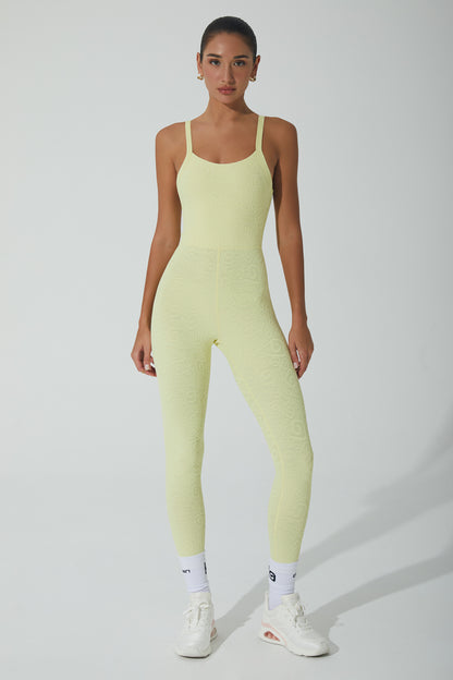 Sedona 3D Jumpsuit - Yellow Pearl