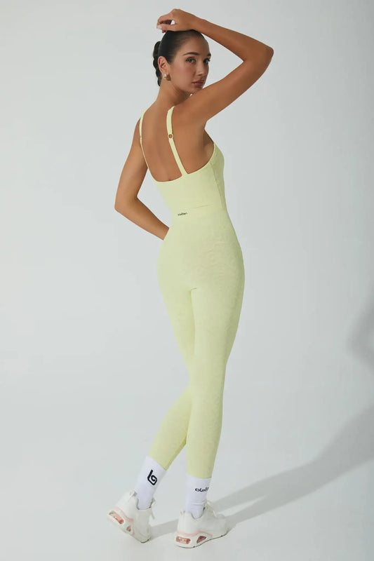 Mimosa 3D Jumpsuit - Yellow Pearl - Olaben