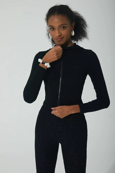 Lorraine Ribbed Jacket - Black