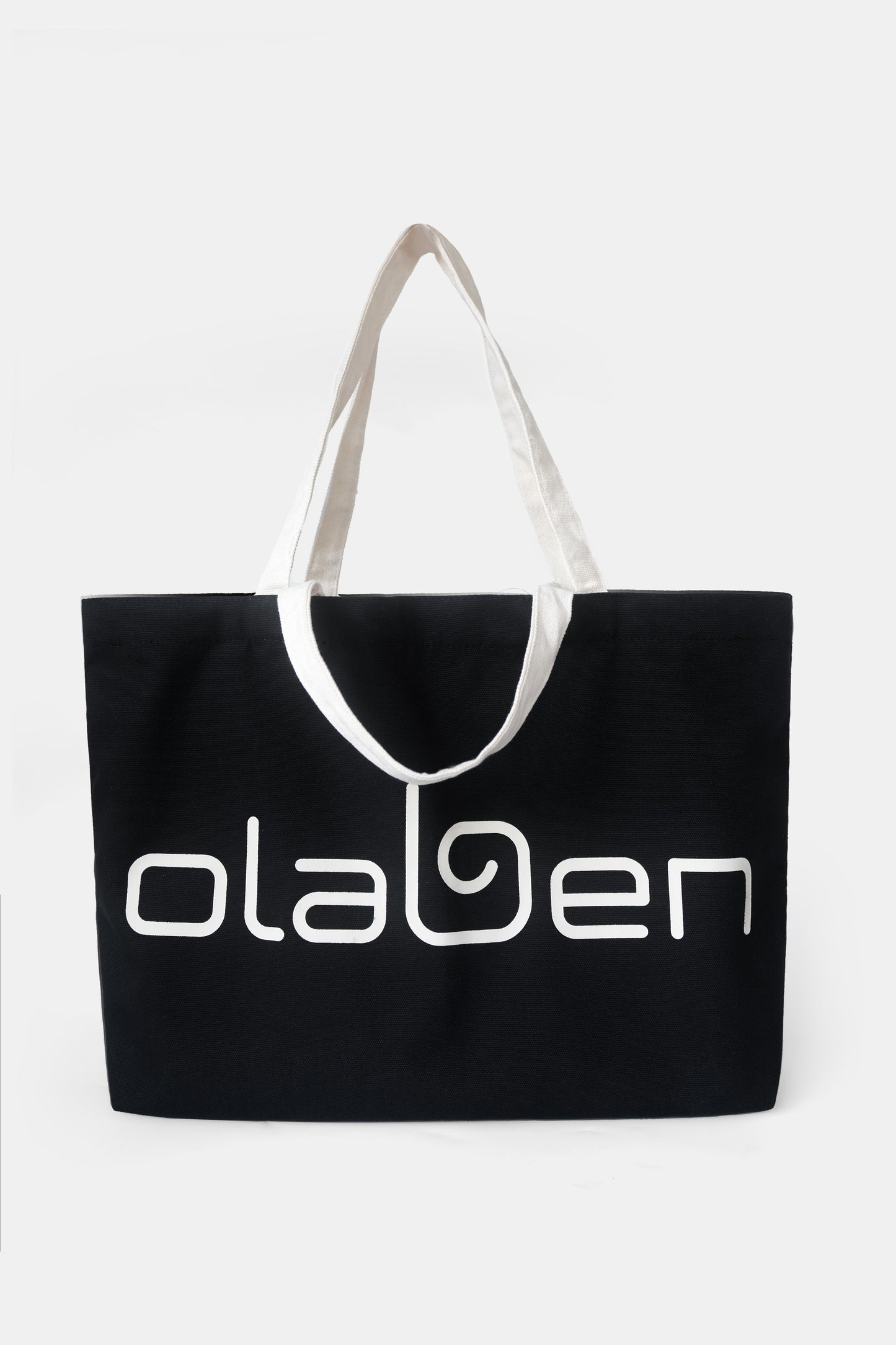 Olaben Multi Strap Canvas Tote Bag - Black