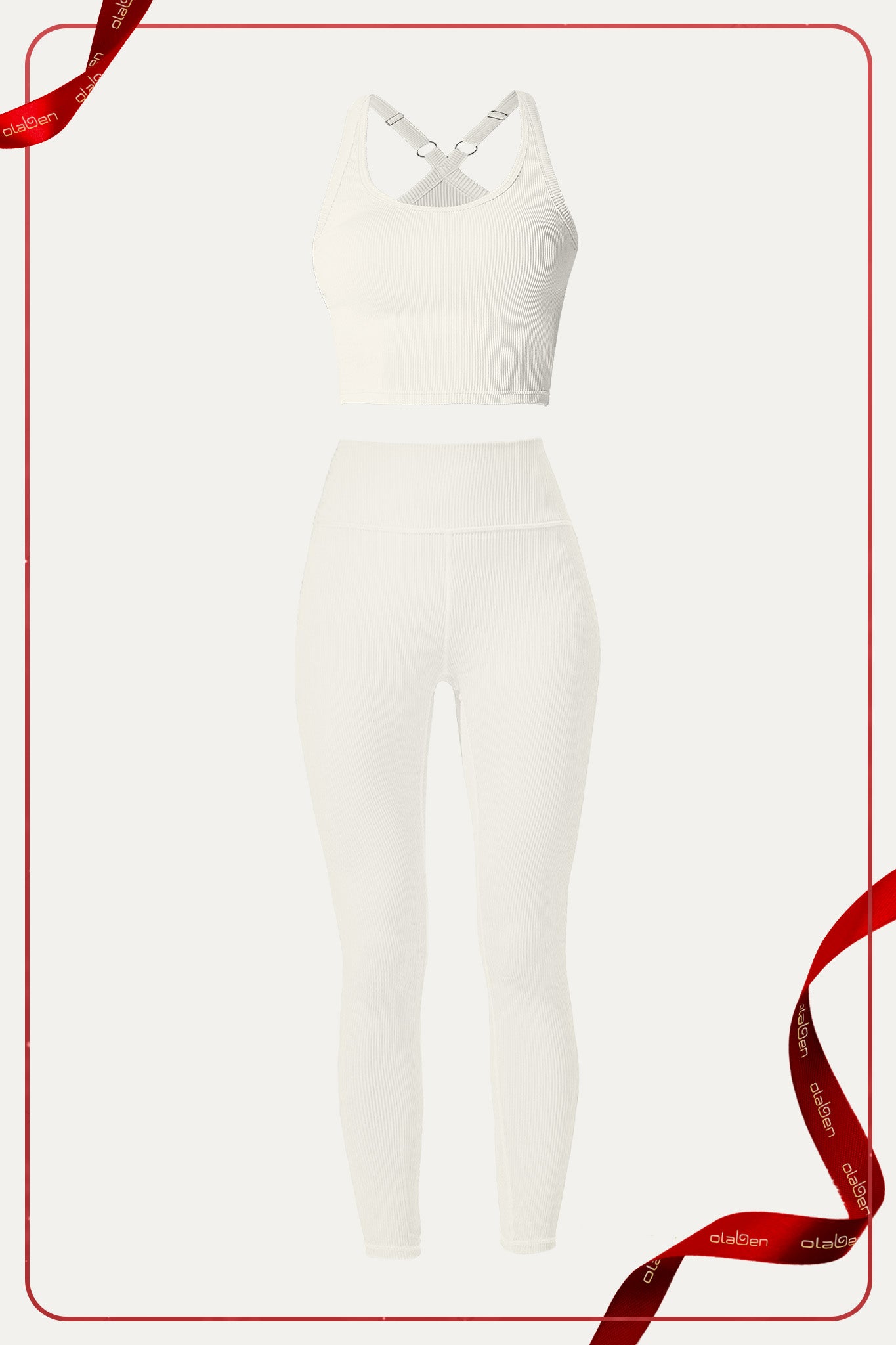 Edna Top & Querida High Waist R Legging - Cream