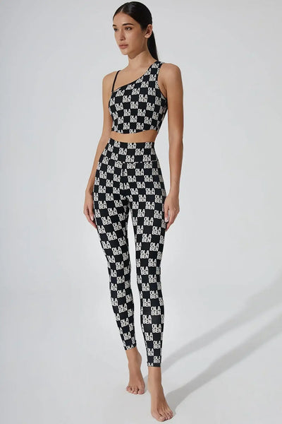 Hazel Monogram Legging - Monogram Black