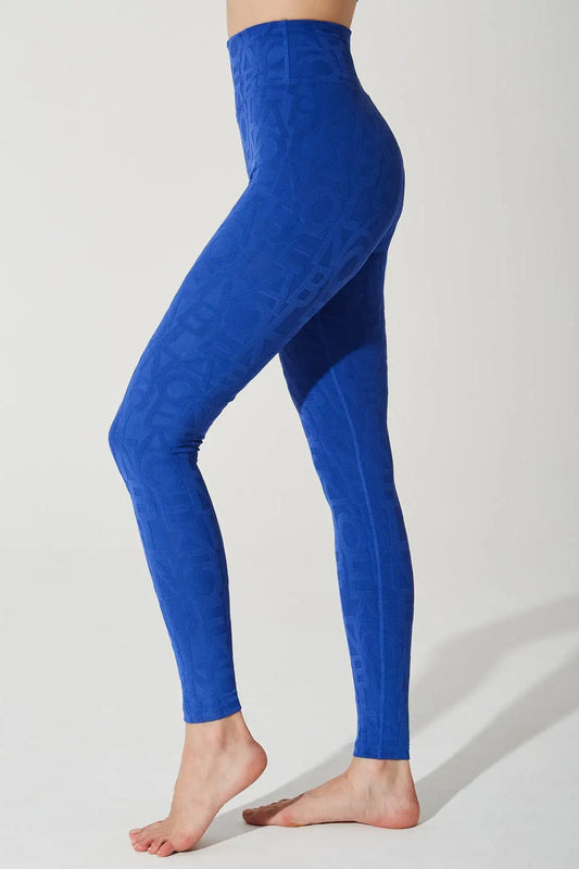 Classic Déese Fleur Legging 3D - Royal Blue - Olaben