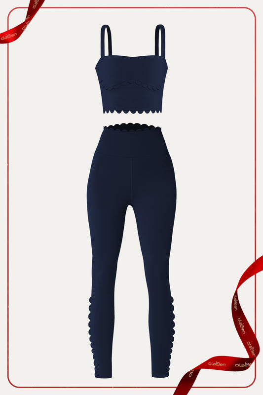 Helena Bra & Minerva Leggings - Navy Blue