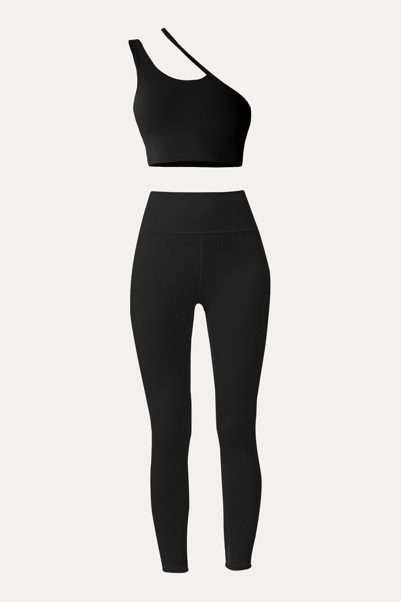 Sassy Shoulder Bra & Querida High Waist R Legging - Noir