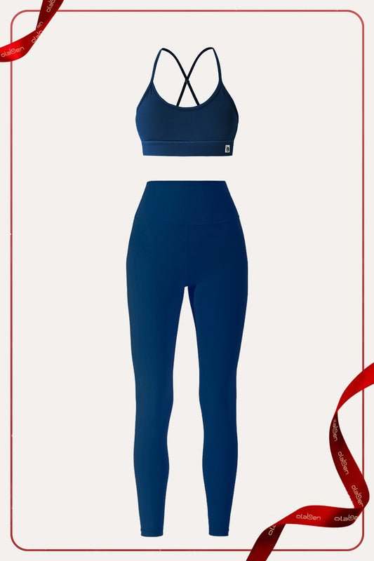 Avic Bra & Allison Legging - Empire Blue