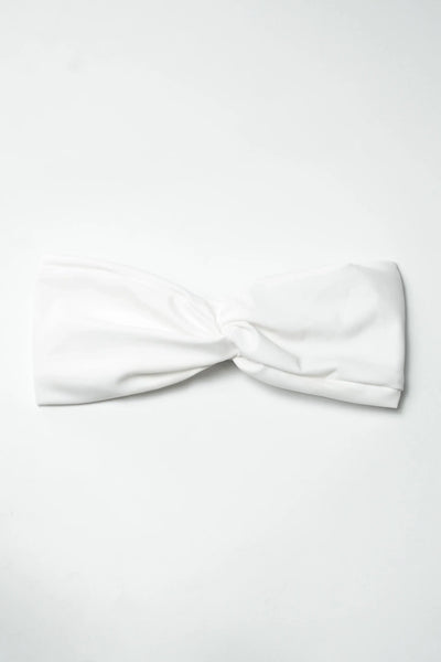 Twist Knot Headband - White