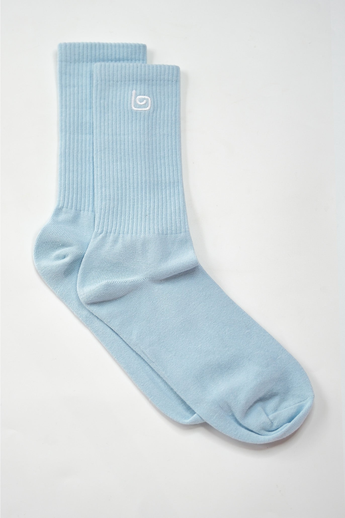 Comfort Crew Socks - Baby Blue