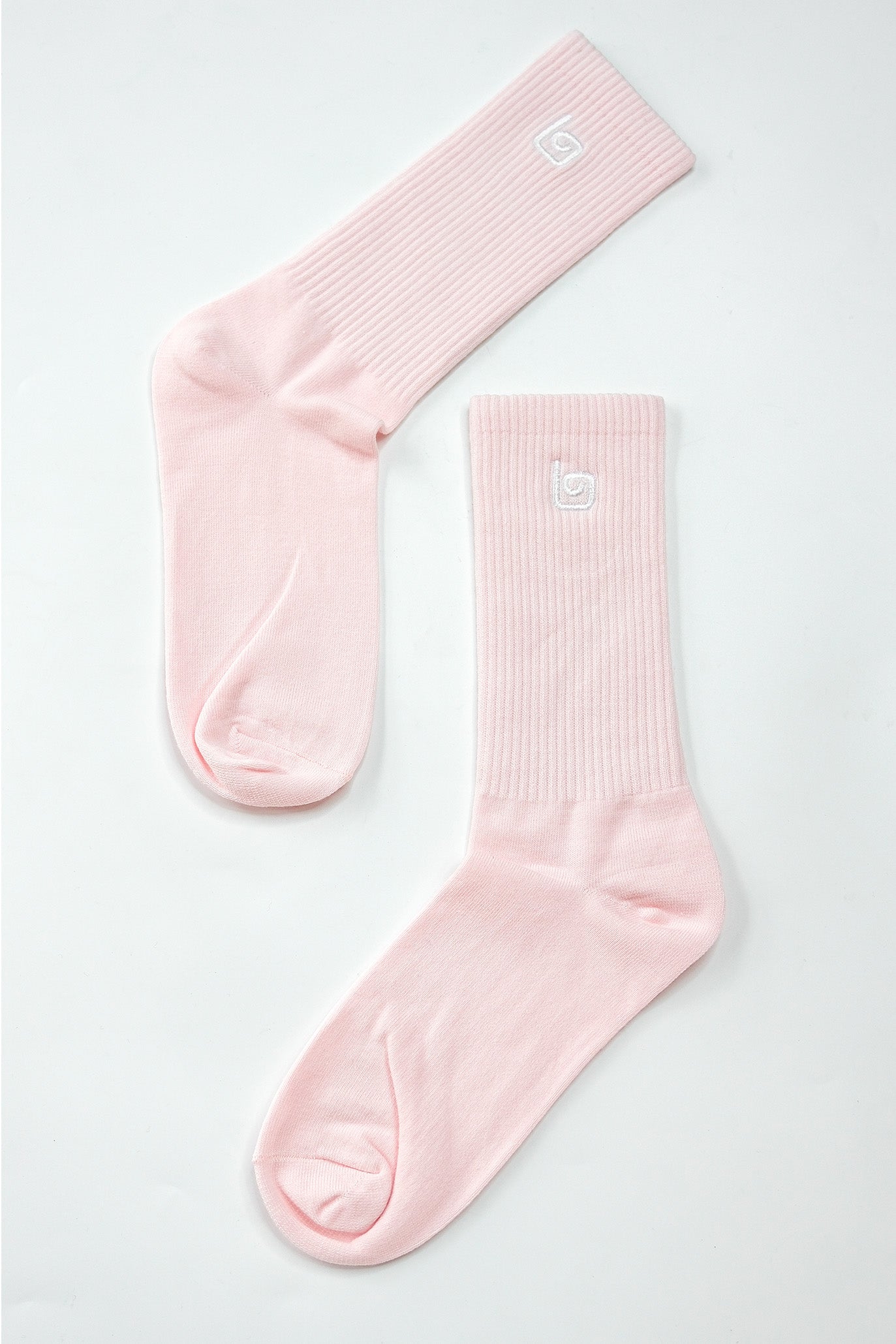 Comfort Crew Socks - Baby Pink