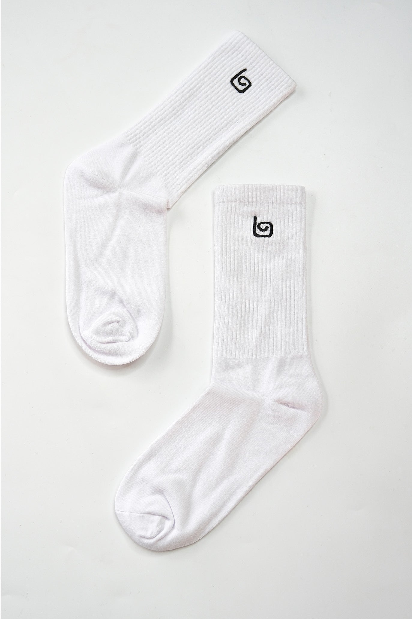 Comfort Crew Socks - White