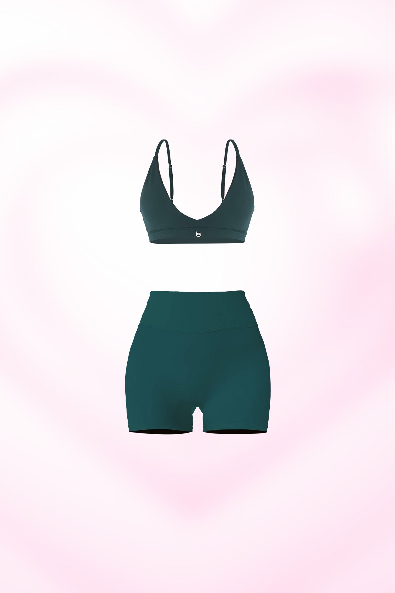 Brynn Bra & Mariah Pocket Short - Midnight Green