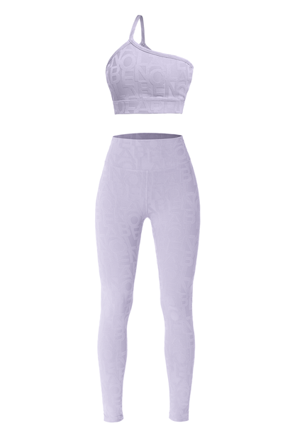 Classic Serein 3D Single Strap Shoulder Bra & Classic Déese Fleur Legging 3D - Lavender